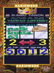 Syair HK 1 Juli 2025