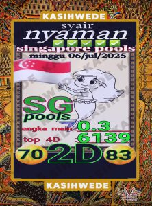 Syair SGP 7 Juli 2025