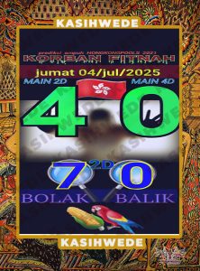 Syair HK 4 Juli 2025