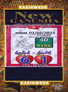 Syair HK 1 Juli 2025