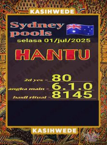 Syair SDY 1 Juli 2025