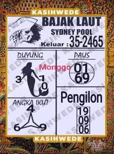 Syair SDY 1 Juli 2025